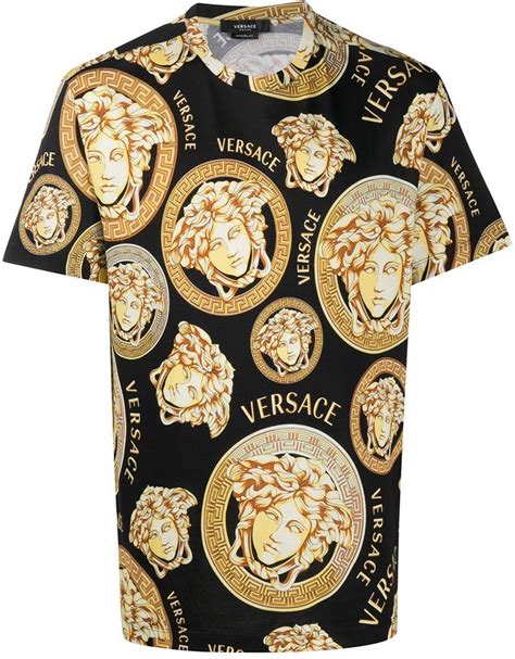 versace medusa women red top|Versace Medusa shirt men's uk.